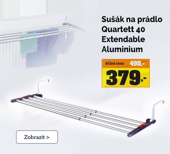 LEIFHEIT Sušák na prádlo QUARTETT 42 Extendable Aluminium