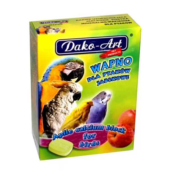 JUKO Minerální kámen pták Dako 40g jablko