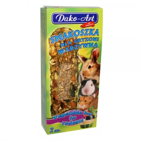 JUKO Tyčinka Dako hlodavec - zeleninová 2ks