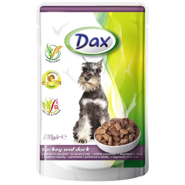 JUKO Kapsička Dax Dog krůtí a kachní 100g