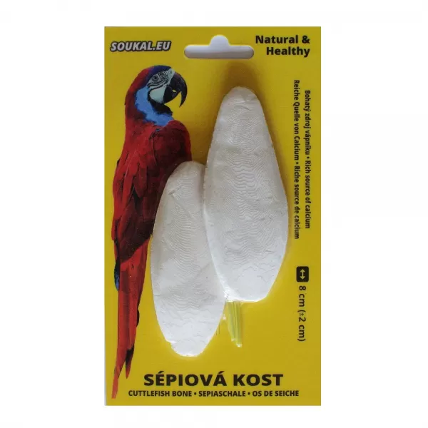 JUKO Kost sépiová na kartě 8cm 2ks