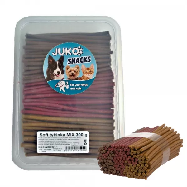 JUKO Tyčinka Juko Snacks Soft mix cca 140ks