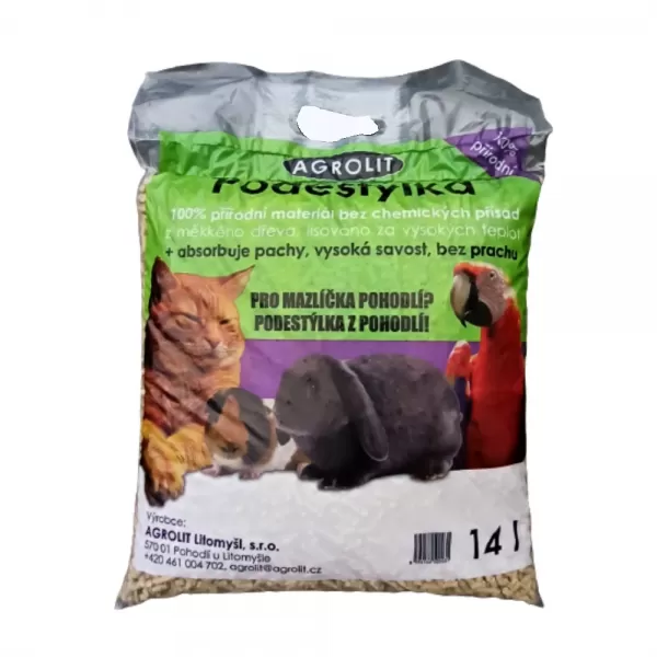 JUKO Podestýlka dřevěná Agrolit 14l