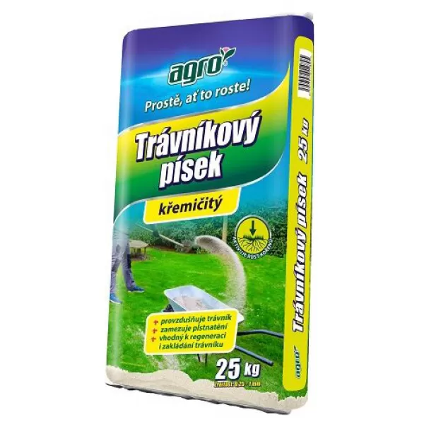 AGRO Trávníkový písek 25kg 48ks/pal
