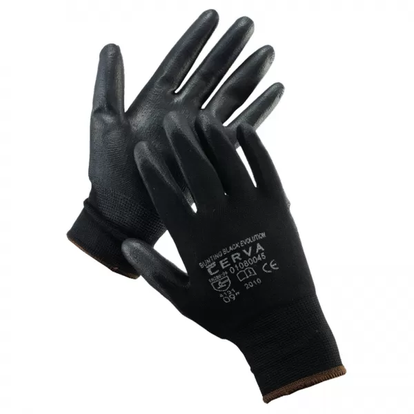XT Rukavice nylon. Bunting-ROOSTER - černé | velikost 10"