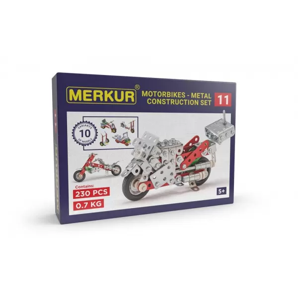 Merkur 011 - Motocykl 230 dílů 10 modelů
