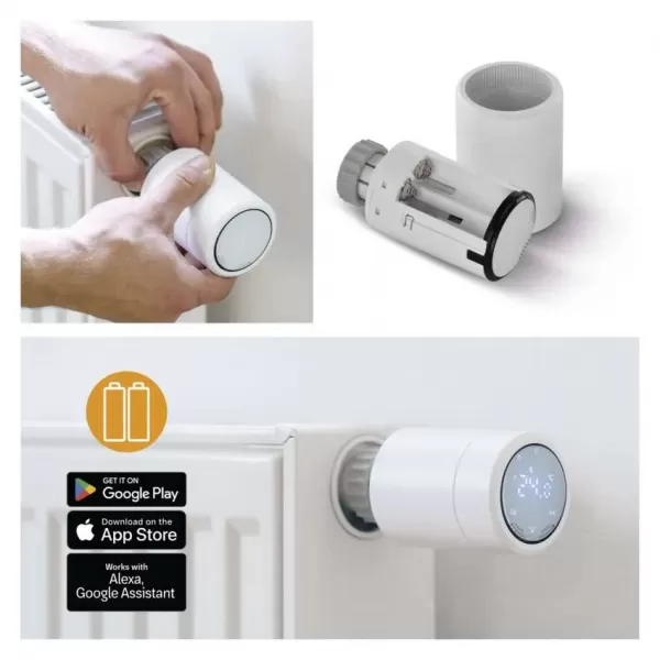 EMOS GOSMART Digitální termostatická hlavice P5630S