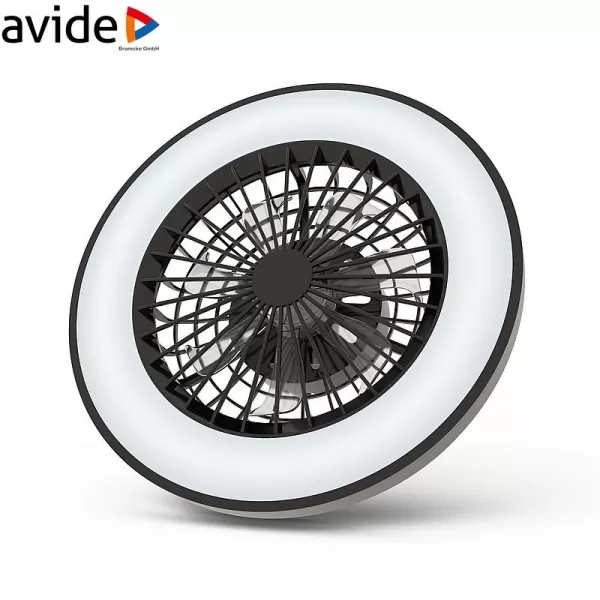NIPEKO Stropní ventilátor WHITNEY 48W černý