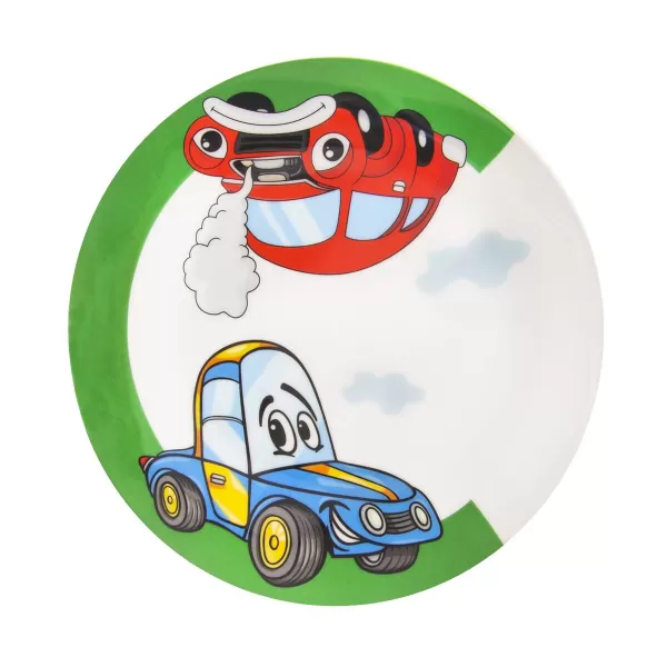 Talíř porc. mělký dětský AUTO pr. 21 cm