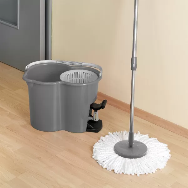 Mop se ždímačem set Vortex šedá