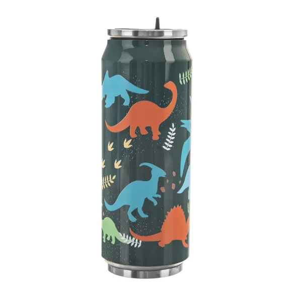 Termoska-plechovka nerez 0,5 l dinosauři