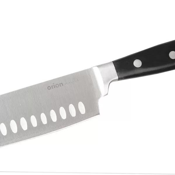 Nůž kuchyňský nerez/UH santoku MASTER 18,5 cm