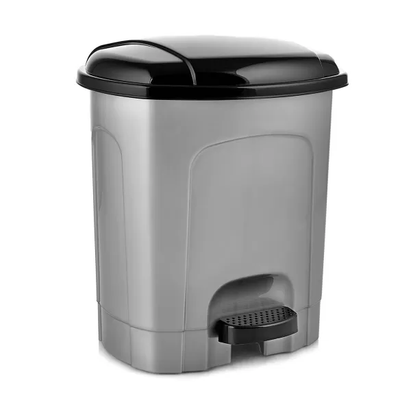 Koš odp. UH s pedálem 11,5 l šedá