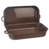 Pekáč smalt BROWN 46x27,5x14 cm víko
