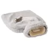 Termofor guma/polyester glitter SRDCE 1,6 l šedá