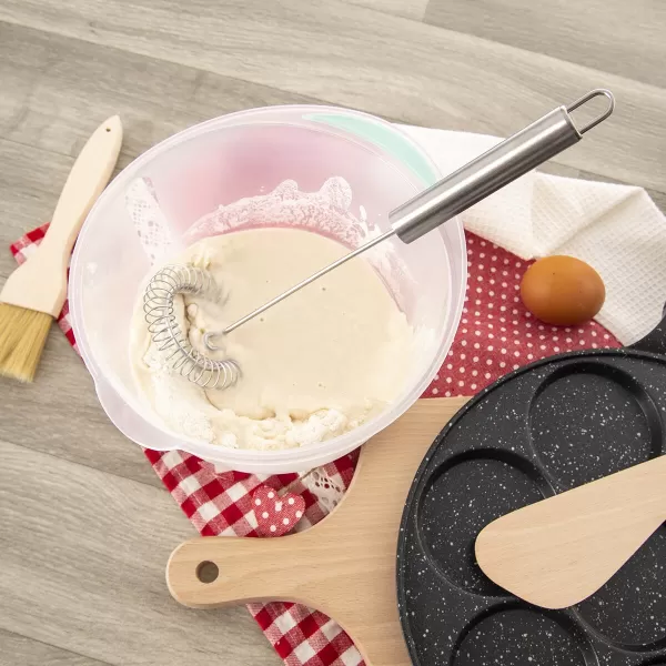 Metla šlehací nerez spirálová KITCH zkosená 26 cm