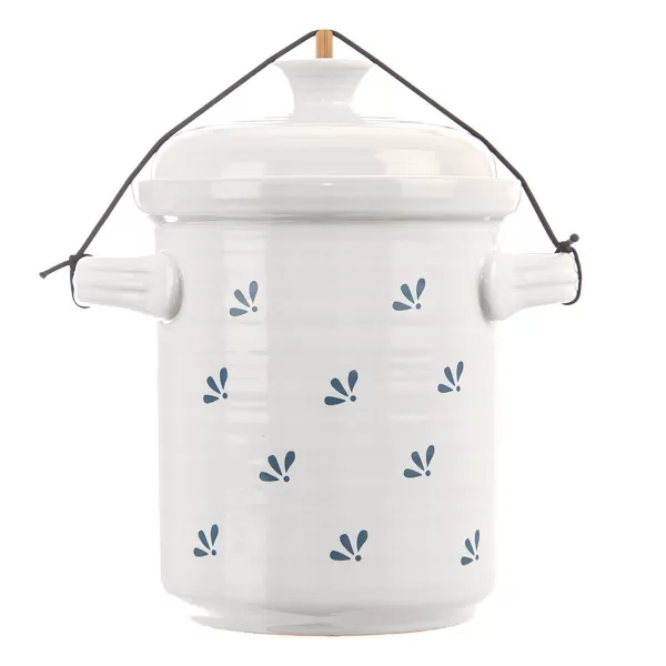 Hrnec ker. na nakl. zelen. pickles+víko 2,8 l MODROBÍLÁ