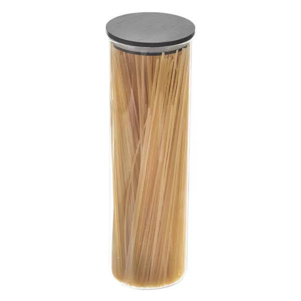 Dóza sklo/bambus 1,32 l kulatá