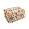 Kazeta na šití dřevo/polyester 24x18x13 cm KVĚT