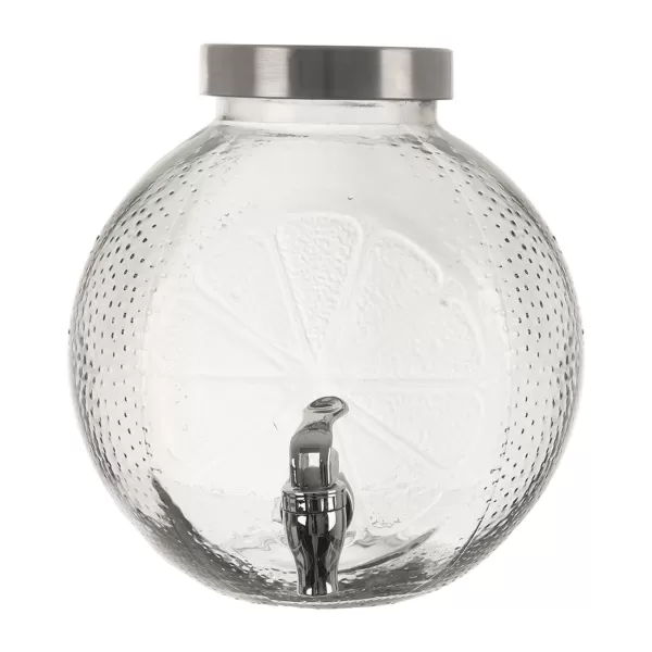 Láhev sklo/kov+kohoutek Citrus 5,4 l