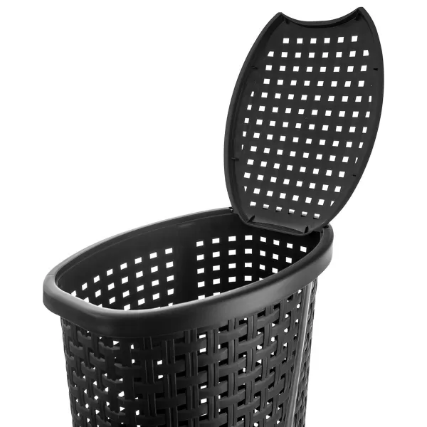 Koš prád. víko UH Slim 45 l černá