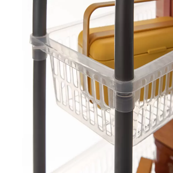 Regál UH 4 patra Slim transparent