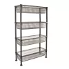 Regál UH 4 patra Slim transparent