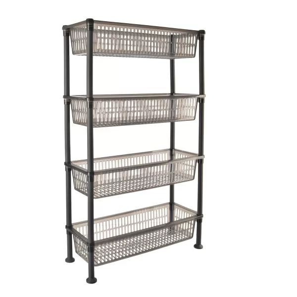 Regál UH 4 patra Slim transparent
