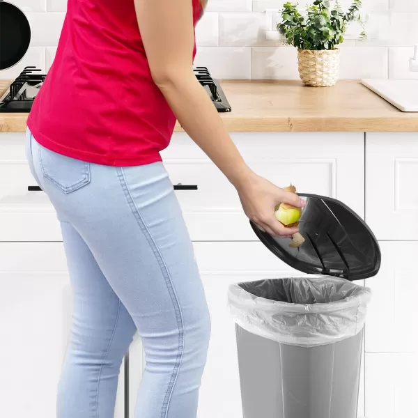 Koš odp. UH s pedálem 11,5 l šedá