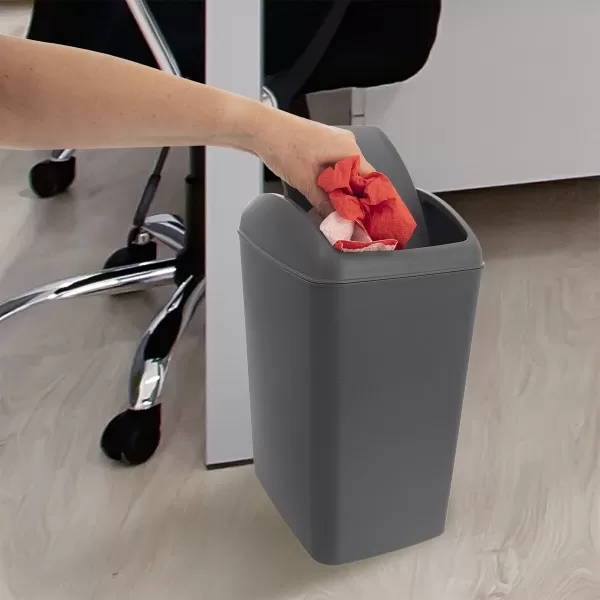 Koš odp. UH Waste kolíbka 10 l šedá