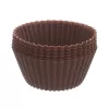 Formička silikon košíček muffiny 12 ks hnědá