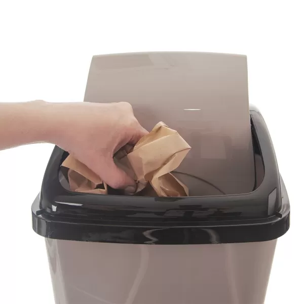 Koš odp. UH Vittario kolíbka 16 l kávově hnědá