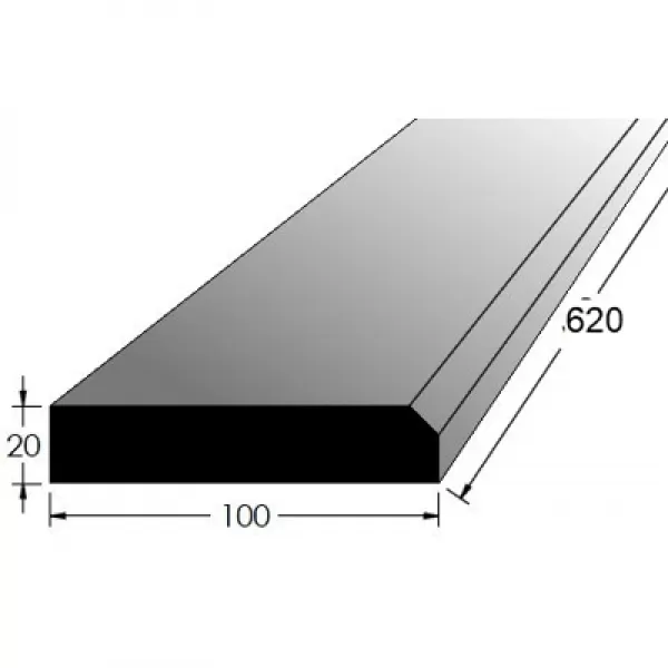 Práh BK 600x100