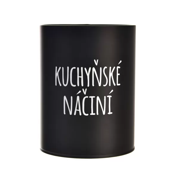 Stojan plech Kuchyňské náčiní BLACK CZ