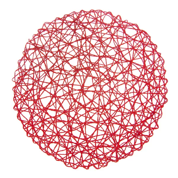 Prostírání papír pr. 35 cm červená