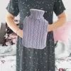Termofor guma/akryl/polyester svetr 1,6 l fialová