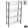 Regál UH 4 patra Slim transparent