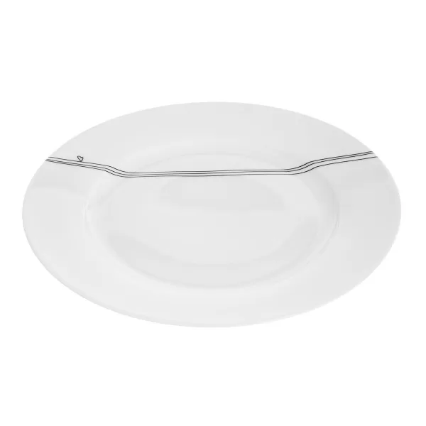 Talíř porc. mělký SRDÍČKA pr. 27 cm