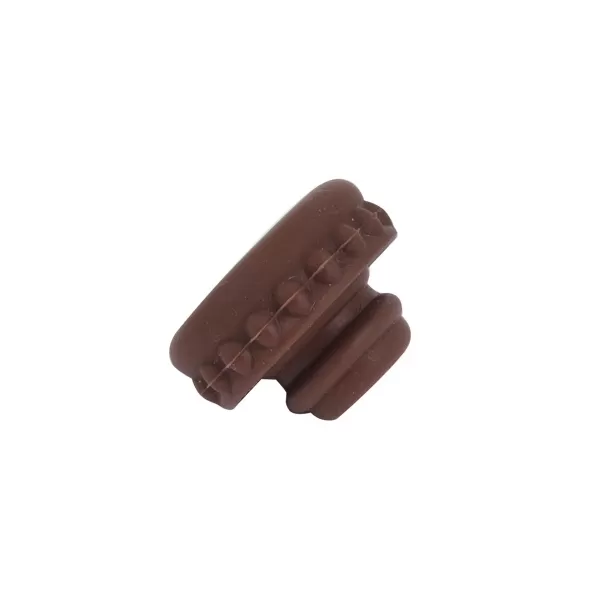 Zátka silikon pr. 3,5 cm 5 ks hnědá