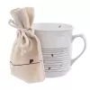 Hrnek ker. vařák SRDÍČKA 0,5 l+sáček 12x15 cm