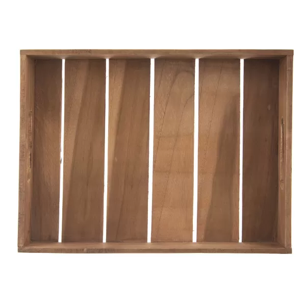 Tác týkové dřevo servírovací 39x29 cm