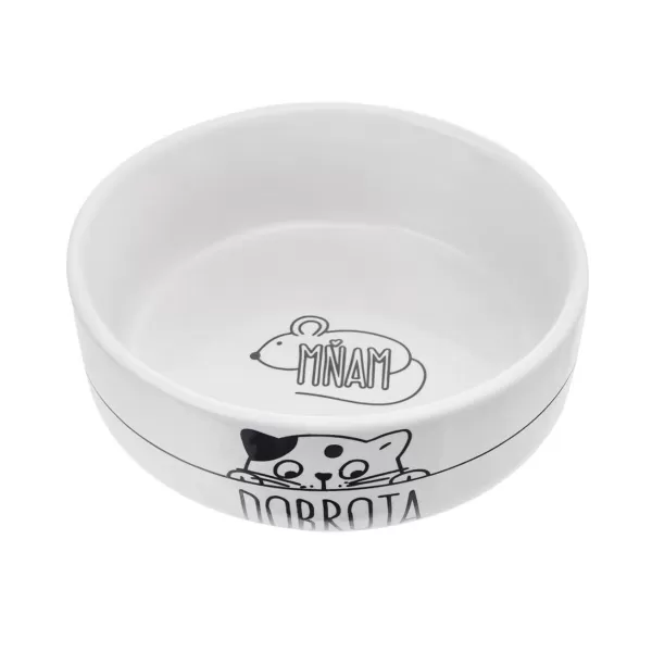 Miska ker. pro kočky MAZLÍČCI pr. 12 cm