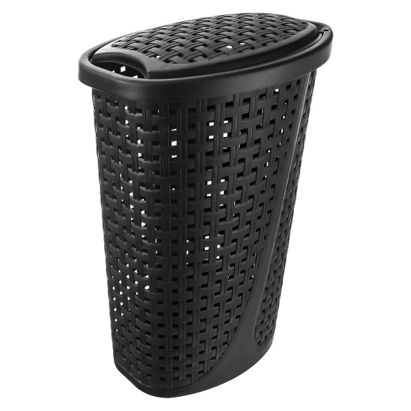 Koš prád. víko UH Slim 45 l černá