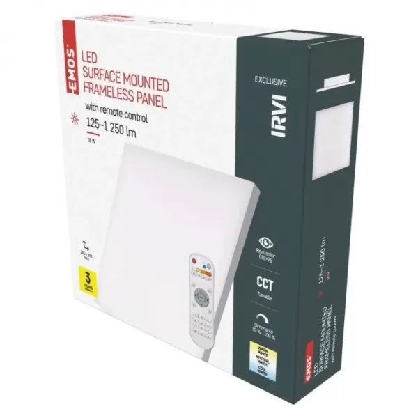 EMOS LED Panel př.bezdrá. 30x30 18W / ZM5181/
