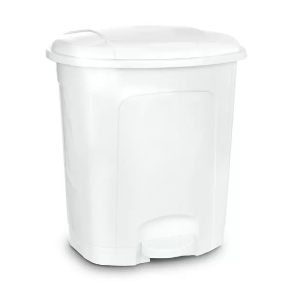 Koš odp. UH s pedálem 11,5 l bílá