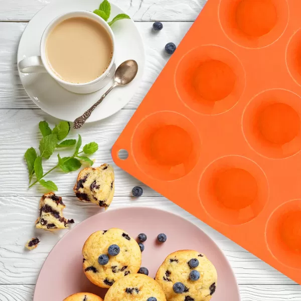 Forma silikon muffiny malé 20 oranžová