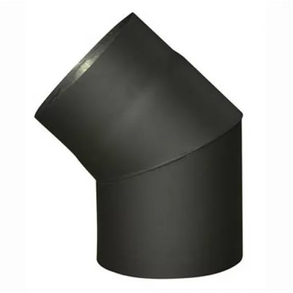 Koleno kouřové 130mm/45st t. 1,5mm