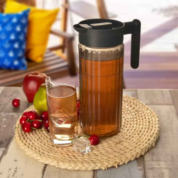 Džbán sklo+víčko UH Embo 1,5 l