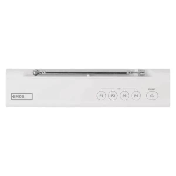 EMOS DAB FM BLUETOOTH RÁDIO P-600W BÍLÁ E0091