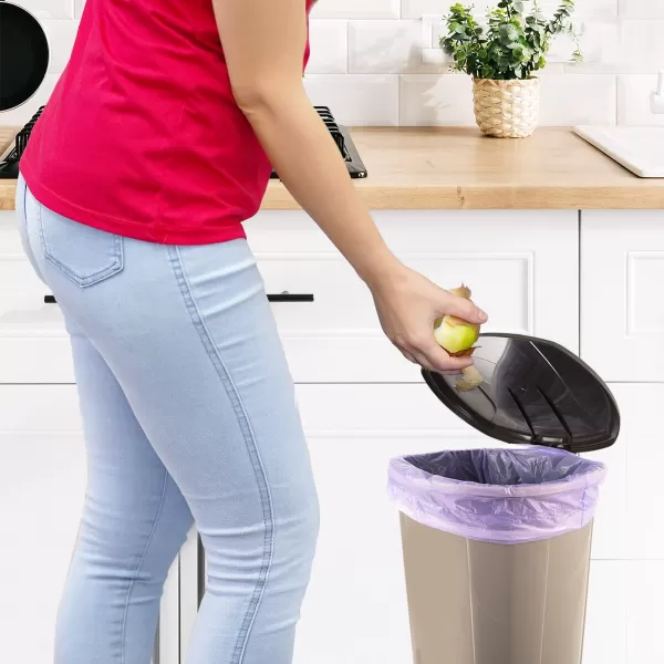 Koš odp. UH s pedálem 5,5 l kávově hnědá